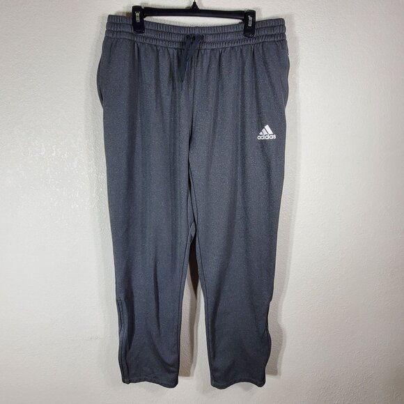 Adidas Mens 2XL AEROREADY Fleece-Lined Athletic Joggers Gray - Picture 1 of 14